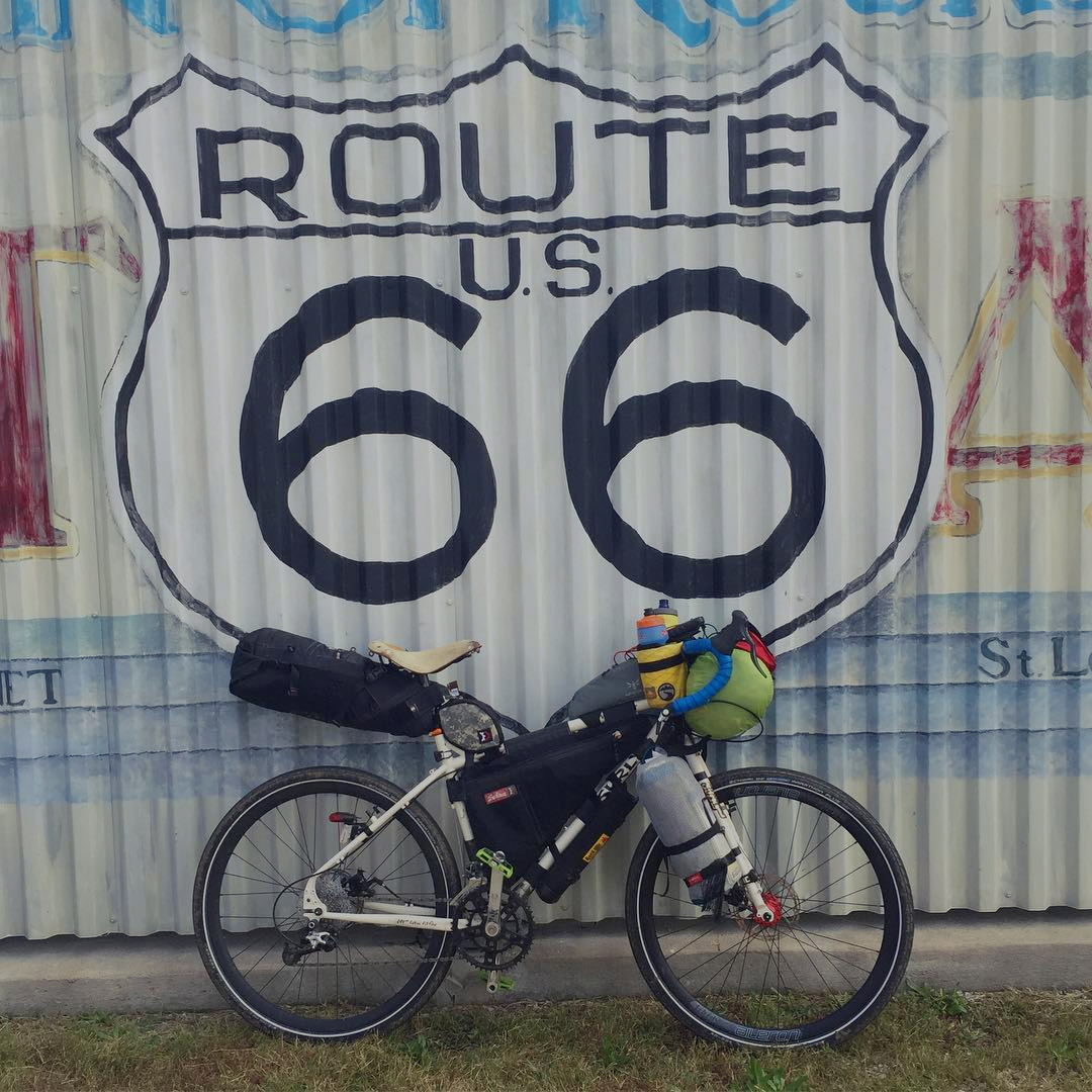 Chris Races Route 66 Bike Race