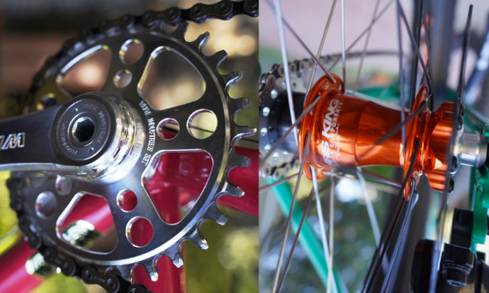 Chris King hub and White Industries chainring