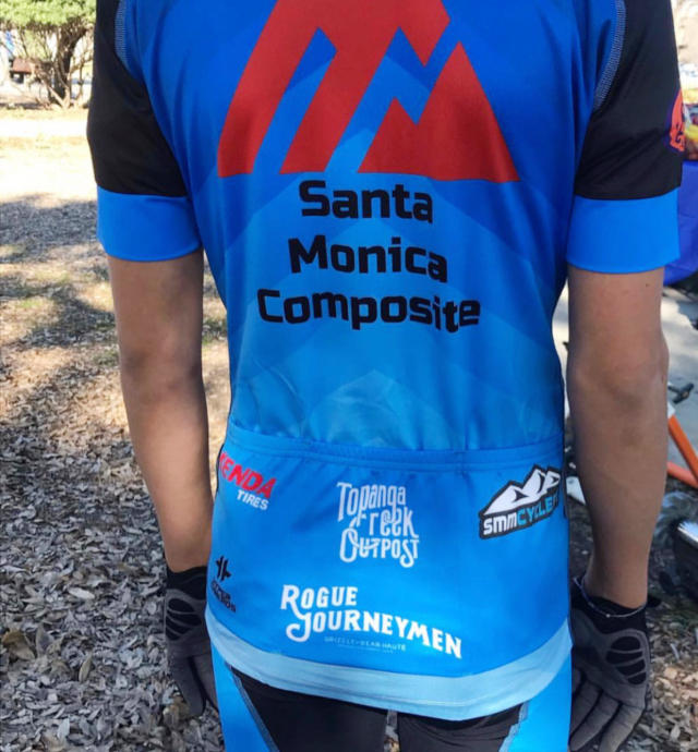 Santa Monica Composite Mountain Bike Team jersey