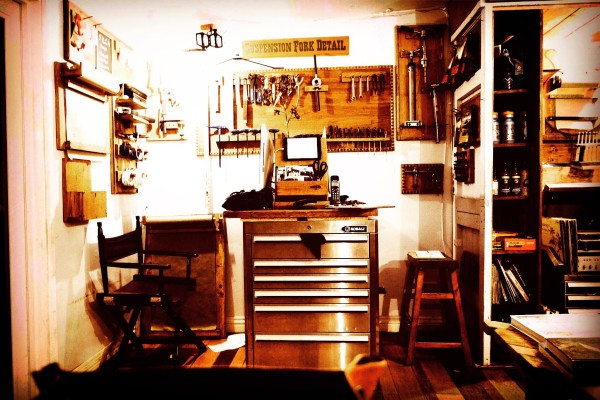 Our tool area. One of our tool areas. 