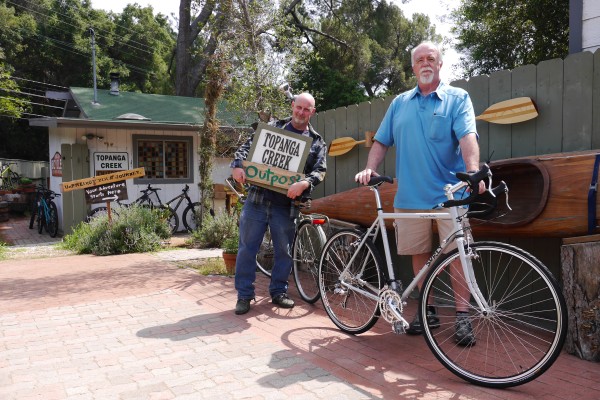 Mike picked up his Surly Long Haul Trucker today. He was able to UnPredict his Wednesday and get a Surly. He is casually doing Route 66 so he and Chris plotted a training ride in July from Santa Barbara to LA. A super nice mid day bicycle pick-up.