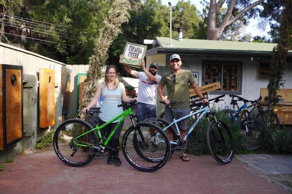 Carrie and Nevin were looking for a fun activity to do together and train.   Mountain biking, adventure biking, and everything in between is on their horizon.   