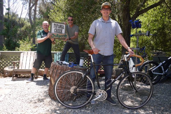 Giann wanted to do some commuting, riding, long trips and a bit of fire road kind of stuff while staying comfortable.    The Surly Long Haul Trucker was the answer.  He drove a while to get to us and we appreciate it. We are also glad that we had the bike ready for him.    