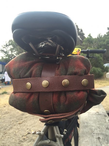 Rogue Journeymen made a Kitsbow leather seat bag. 