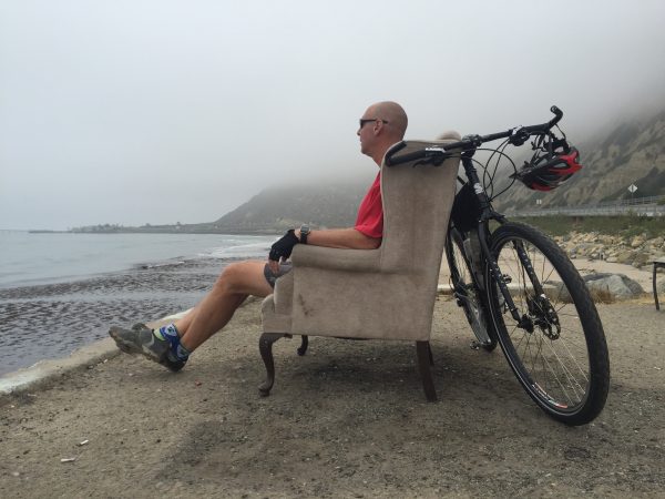 Random Chair along the coast.