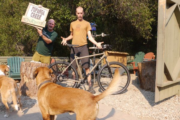 Marti picked up his amazing Surly Ogre complete with Rohloff.   Everything is fun, amazing and custom about this bike.    He is ready for anything and everything. 