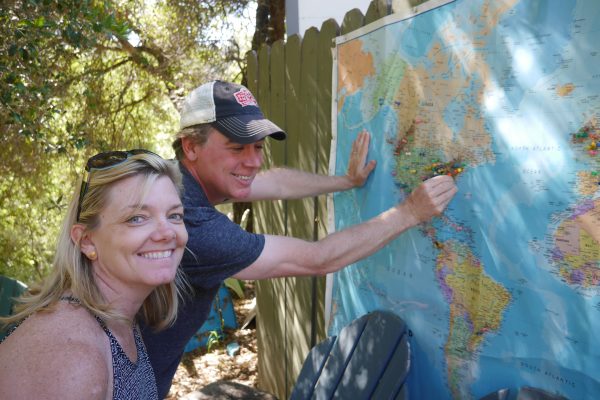 Two good friends from Washington DC in Topanga