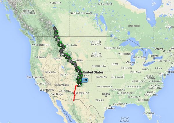 Jay is on his final leg of the Tour Divide. 
