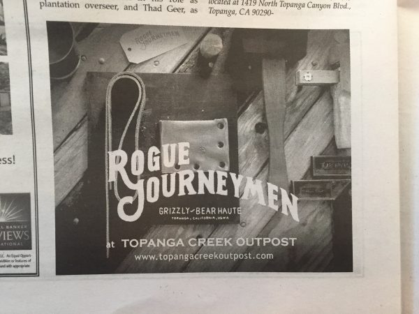 Topanga Messenger Ad