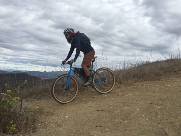 Jay riding his single speed