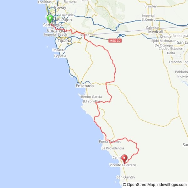 Baja Divide Ride from San Diego to Cabo