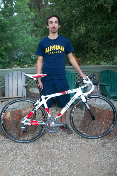 Victor's new BMC road bike