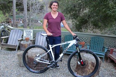 Teresa is super excited about her new BMC Team Elite 29er