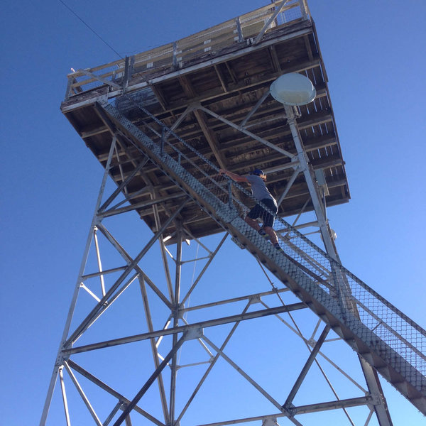 UnPredict Your Wednesday - Oak Flat Fire Lookout Tower, September 2014