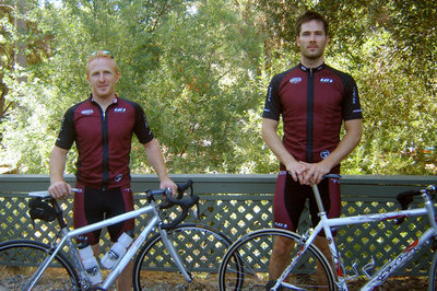 Topanga Creek Bicycles Racing Team member Scott and Luke