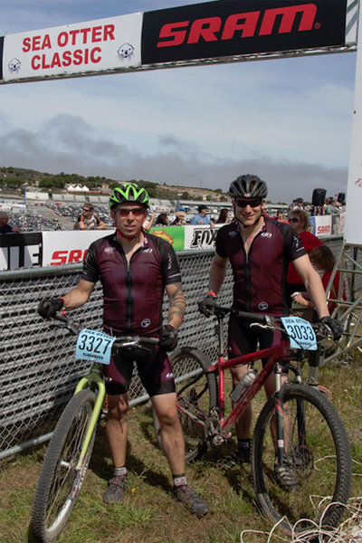 Joshua and Steve at Sea Otter Classic in Monterey, CA
