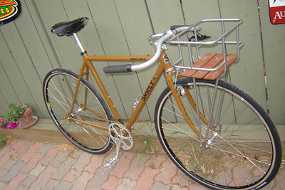 Gravy Brown Surly Cross Check with Paul Component front bike rack