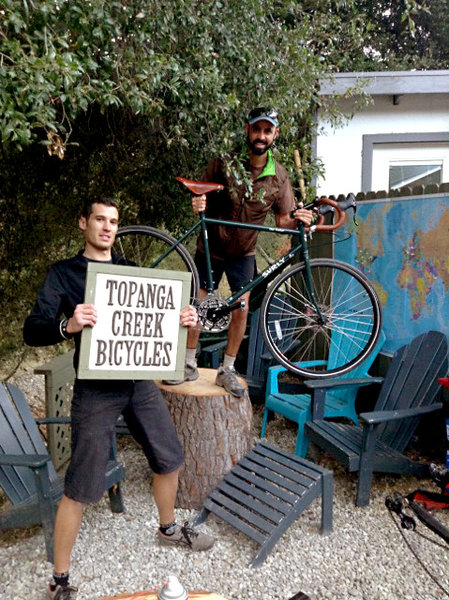 Cedrick's Surly Disc Trucker is great for his trip down to Mexico