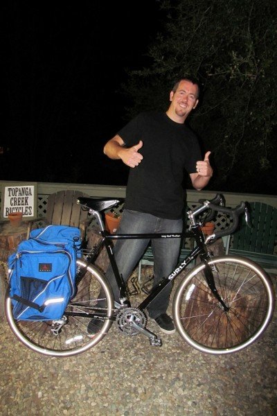 Mike is stylin' with his new ride - Surly LHT