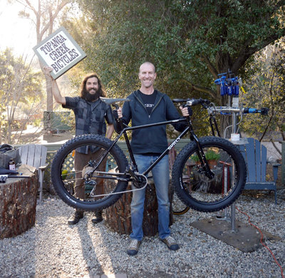 Marti picks up (literally) his awesome Surly Pugsley with Brooks Cambium C17