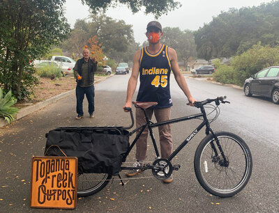 We delivered this fun Surly Big Dummy to Peter out in Ojai. He'll have a blast riding it around town.