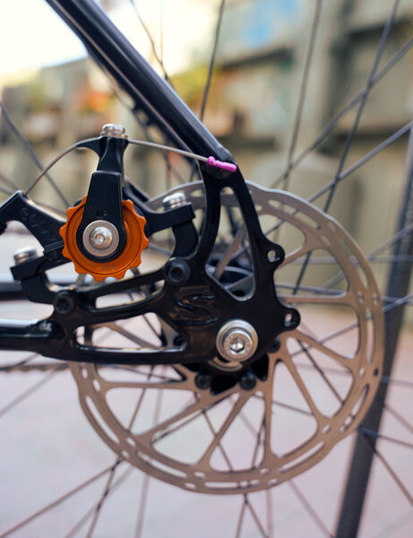 The American-made Paul Klamper brakes is a nice addition to Julia's Bridge Club