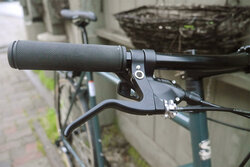 Paul brake lever on Jeff's custom Surly Fat Bar Cross Check.