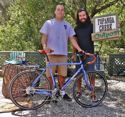 Anders drove from Orange County for this awesome Surly Disc Trucker. He's ready for some serious commuting and touring.