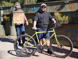 You can mount just about anything from racks to fenders on the Disc Trucker