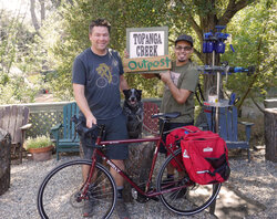 John is ready for more adventures on his Surly Disc Trucker