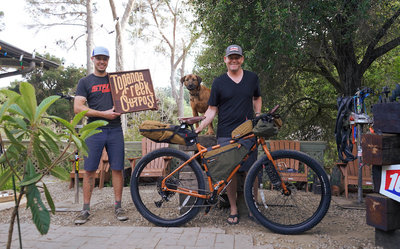Tony picks up his Surly ECR in Norwegian Cheese Brown