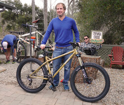 John's new Surly Instigator is the right bike for his rides in Topanga and in the Santa Monica Mountains