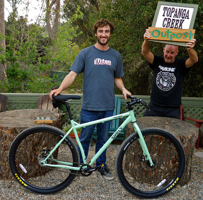 This single speed Surly Karate Monkey will provide years of awesome fun for Chris