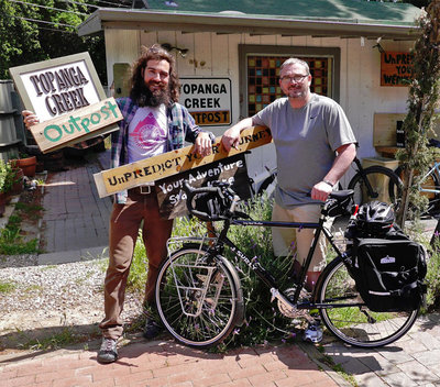 Jonathan is riding from Seattle to Virginia on his new Surly Long Haul Trucker
