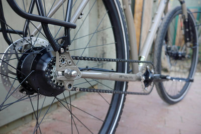 Marti's do-everything Surly Ogre with the Rohloff hub