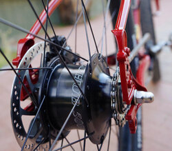 The Rohloff hub on Patrick's new Ogre will provide him years of enjoyment