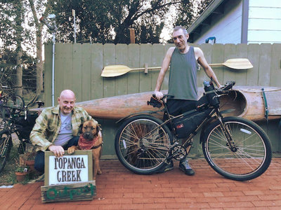 Rover is excited to go on many adventures on his new Surly Ogre Rover Brown