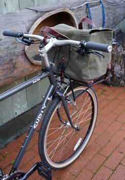 The Rogue Journeymen canvas bag is the perfect addition to Nic's custom Pack Rat
