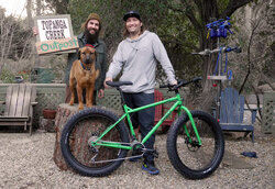 Andrew and his new Surly Pugsley