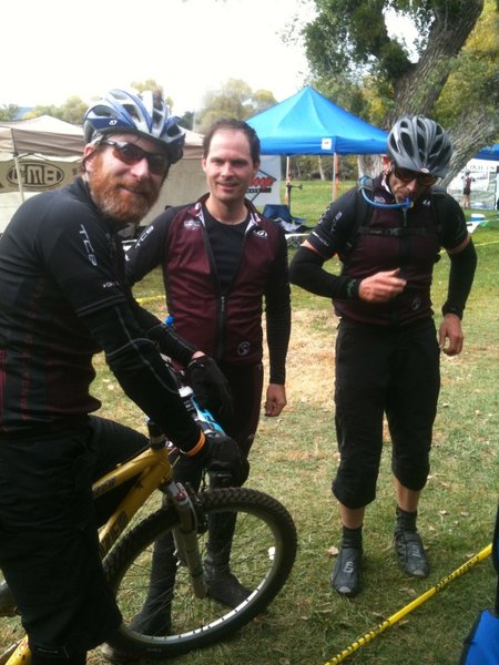 Brian, Max and Brian getting ready for 12 Hours of Temecula