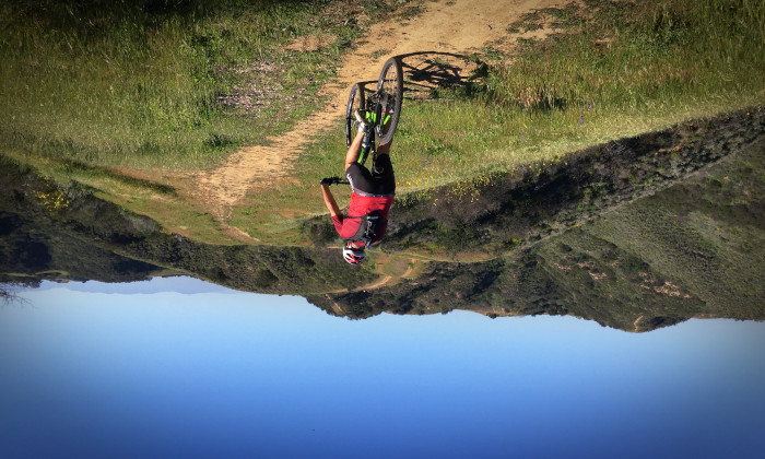 Mountain biking in Topanga State Park