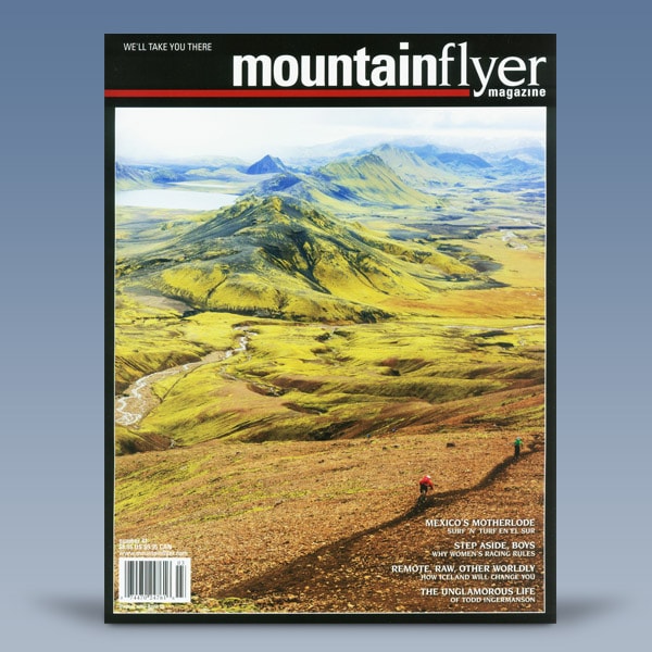 Mountain Flyer Magazine, March 2015 issue cover