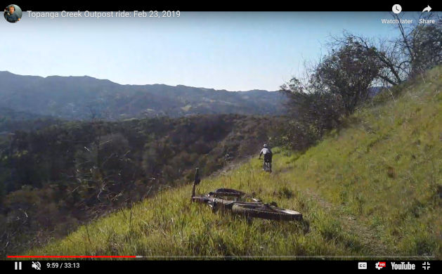 Topanga Creek Outpost Shop Mountain Bike Ride Video