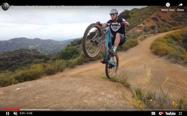 Topanga Creek Outpost Shop Mountain Bike Ride Video