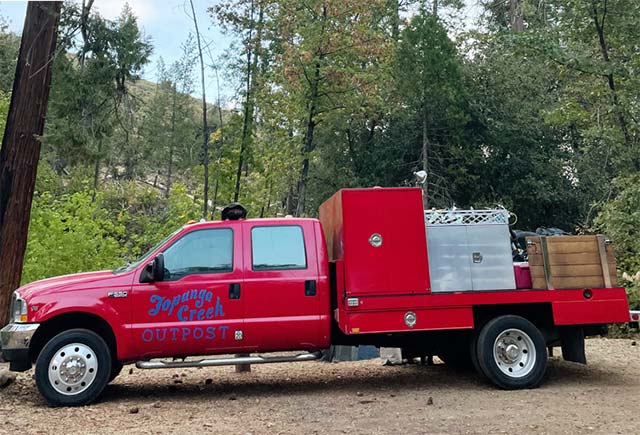 The Belt Brigade fire truck