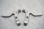 Paul Comp Cantilever Brake Lever, Short Pull, Pair, Matte Silver