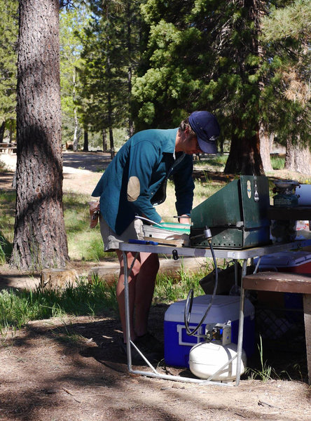 Bandido Group Camp with Salsa and Golden Saddle