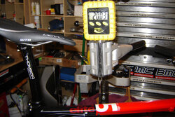 Mike's custom BMC Team Elite TE01 with SRAM XX gruppo weighs only 20 lbs