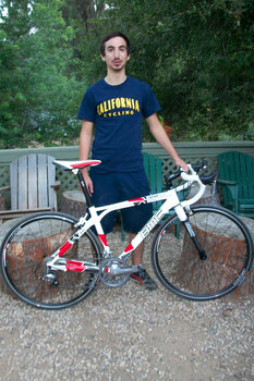 Victor's new BMC road bike