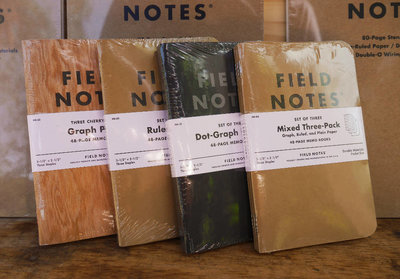 Durable and rugged memo books from Field Notes